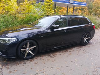 2019 BMW 5 серии 520i VII (G30/G31/G38), синий, 3390000 рублей, вид 3