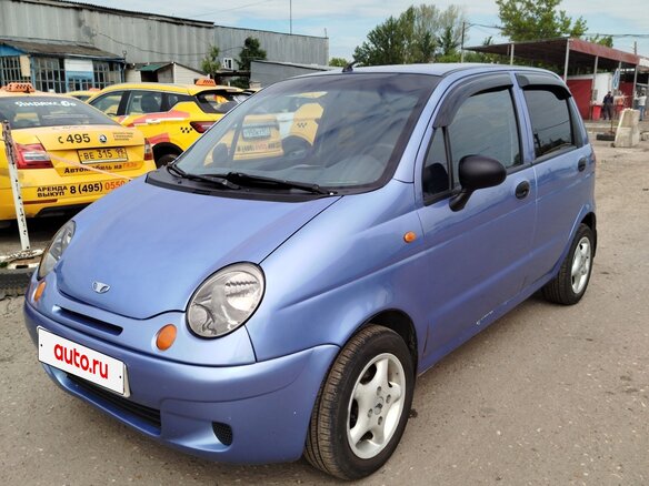 2007 Daewoo Matiz I Рестайлинг, синий, 280000 рублей - вид 2