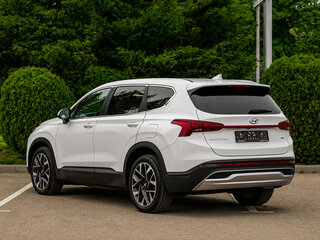 2020 Hyundai Santa Fe IV Рестайлинг, белый, 2695000 рублей, вид 4
