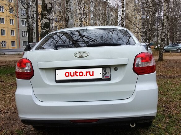 2017 Lada (ВАЗ) Granta I, белый, 378000 рублей - вид 4