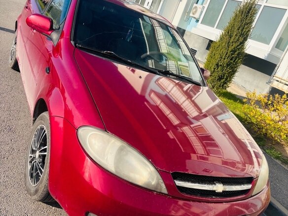 2008 Chevrolet Lacetti I, красный, 360000 рублей - вид 1