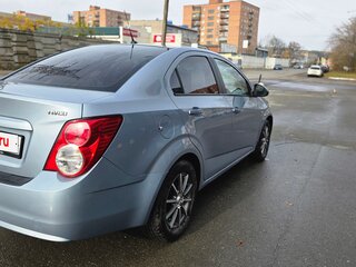 2012 Chevrolet Aveo II, голубой, 600000 рублей, вид 5