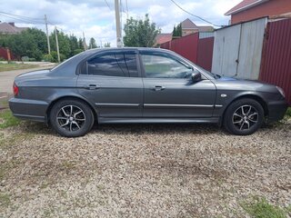 2005 Hyundai Sonata ТагАЗ IV (EF) Рестайлинг, серый, 330000 рублей, вид 2