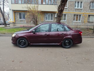 2013 Lada (ВАЗ) Granta I, пурпурный, 440000 рублей, вид 5
