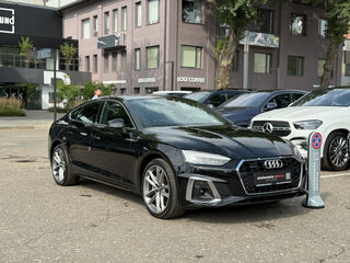 2023 Audi A5 Sportback 40 TFSI II (F5) Рестайлинг, чёрный, 4640000 рублей, вид 3