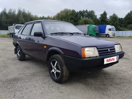 1998 Lada (ВАЗ) 21099, фиолетовый, 150000 рублей, вид 3