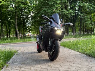 2018 Kawasaki Ninja H2 SX, серый, 1150000 рублей, вид 4