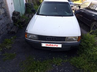 1987 Audi 80 IV (B3), белый, 130000 рублей, вид 1