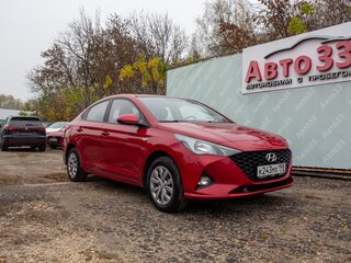 2020 Hyundai Solaris II Рестайлинг, красный, 1257000 рублей, вид 1