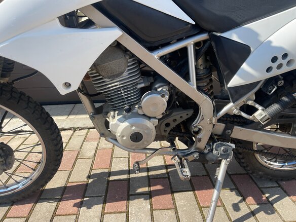 2010 Kawasaki KLX 125, белый, 300000 рублей - вид 11