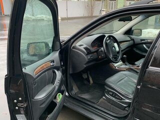 2004 BMW X5 3.0i I (E53) Рестайлинг, чёрный, 1300000 рублей, вид 3