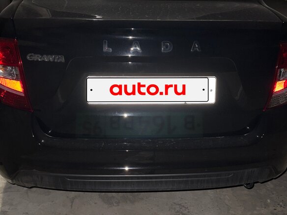2024 Lada (ВАЗ) Granta Euro-2 I Рестайлинг, чёрный, 820000 рублей - вид 3