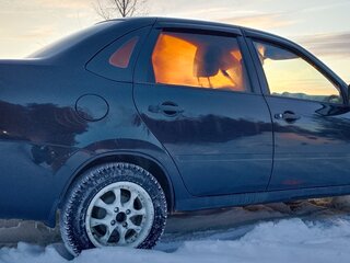 2012 Lada (ВАЗ) Granta I, синий, 390000 рублей, вид 3