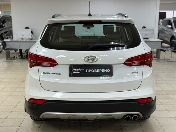 2013 Hyundai Santa Fe III, белый, 1315000 рублей - вид 5