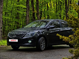 2016 Hyundai Solaris I Рестайлинг, чёрный, 1000000 рублей, вид 1