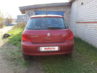 2007 Peugeot 307 I Рестайлинг, красный, 300000 рублей, вид 3
