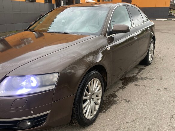 2006 Audi A6 III (C6), коричневый, 600000 рублей - вид 4