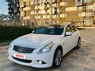 2011 Infiniti G25 IV, белый, 2000000 рублей, вид 1