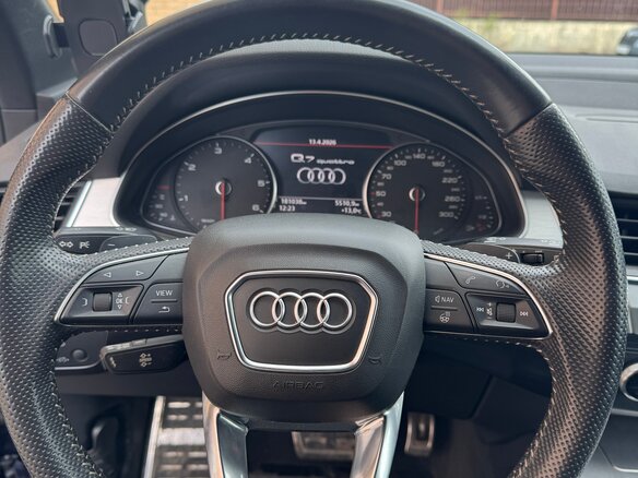 2019 Audi Q7 II (4M), синий, 4400000 рублей - вид 12