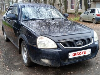 2010 Lada (ВАЗ) Priora I, чёрный, 125000 рублей, вид 2