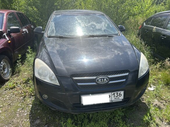 2008 Kia Ceed I, чёрный, 285000 рублей
