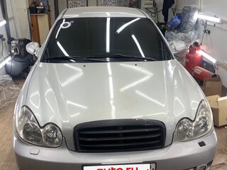 2004 Hyundai Sonata ТагАЗ IV (EF) Рестайлинг, серый, 450000 рублей, вид 2