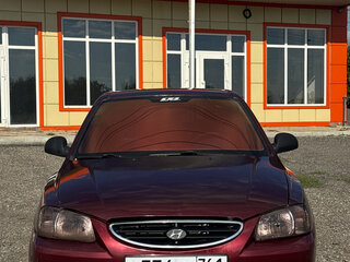 2007 Hyundai Accent ТагАЗ II, красный, 379000 рублей, вид 2