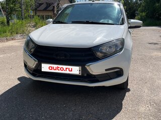2019 Lada (ВАЗ) Granta I Рестайлинг, белый, 615000 рублей, вид 4