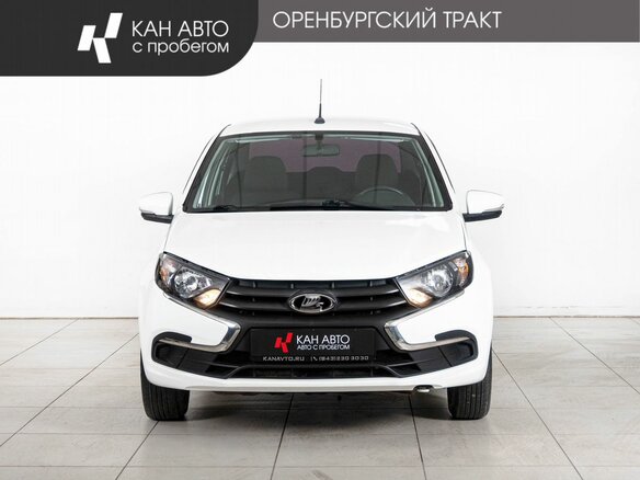 2019 Lada (ВАЗ) Granta I Рестайлинг, белый, 580000 рублей - вид 1