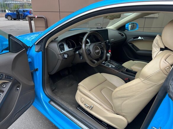 2016 Audi A5 I (8T) Рестайлинг, голубой, 1800000 рублей - вид 6
