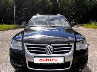 2007 Volkswagen Touareg I Рестайлинг, чёрный, 1020000 рублей, вид 1