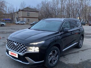 2021 Hyundai Santa Fe IV Рестайлинг, чёрный, 3200000 рублей, вид 1