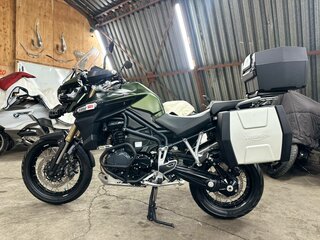 2013 Triumph Tiger 1200, зелёный, 990000 рублей, вид 4