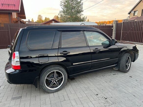 2007 Subaru Forester II Рестайлинг, чёрный, 888000 рублей - вид 4