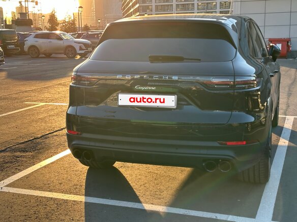 2019 Porsche Cayenne III, синий, 4860001 рублей - вид 5