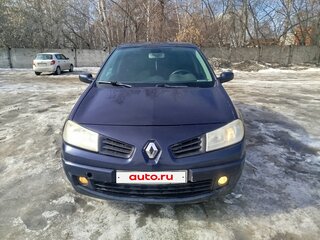 2007 Renault Megane II Рестайлинг, синий, 400000 рублей, вид 3