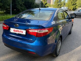 2012 Kia Rio 4-speed III, синий, 570000 рублей, вид 4