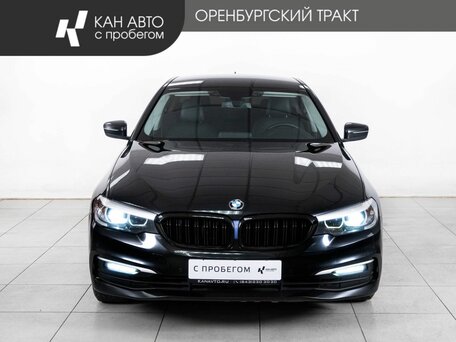 2019 BMW 5 серии 520d VII (G30/G31/G38), чёрный, 2720000 рублей, вид 2