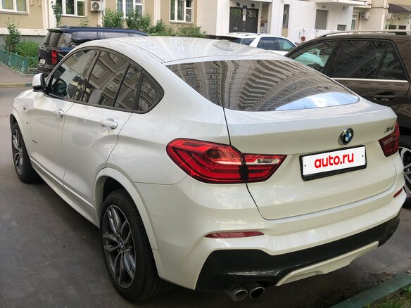 2018 BMW X4 28i I (F26), белый, 4600000 рублей - вид 3