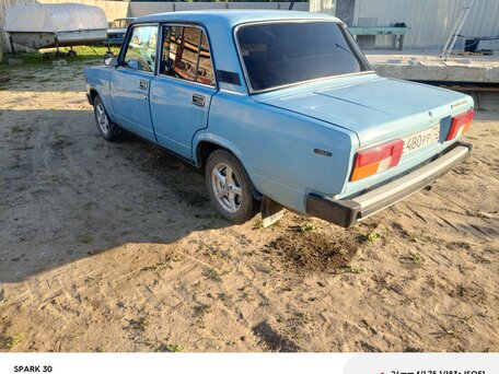 1989 Lada (ВАЗ) 2105, голубой, 130000 рублей, вид 5