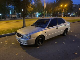 2003 Hyundai Accent ТагАЗ II, серебристый, 240000 рублей, вид 1
