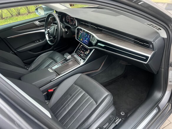 2021 Audi A6 45 TFSI V (C8), серый, 4300000 рублей - вид 11