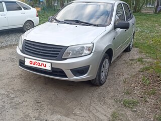 2012 Lada (ВАЗ) Granta I, серебристый, 385000 рублей, вид 1