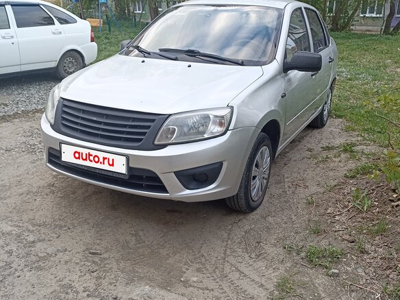 2012 Lada (ВАЗ) Granta I, серебристый, 385000 рублей