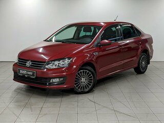 2018 Volkswagen Polo V Рестайлинг, красный, 940000 рублей, вид 1