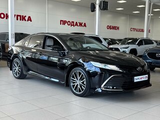 2021 Toyota Camry VIII (XV70) Рестайлинг, чёрный, 3600000 рублей, вид 3