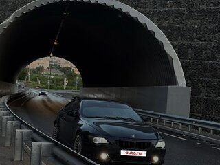 2004 BMW 6 серии 645i II (E63/E64), чёрный, 600000 рублей, вид 4
