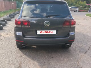 2008 Volkswagen Touareg I Рестайлинг, чёрный, 1200000 рублей, вид 3
