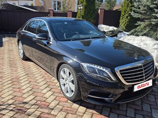 2015 Mercedes-Benz S-Класс 400 Long VI (W222, C217), чёрный, 2800000 рублей, вид 2