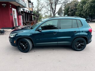 2015 Volkswagen Tiguan I Рестайлинг, синий, 1700000 рублей, вид 5